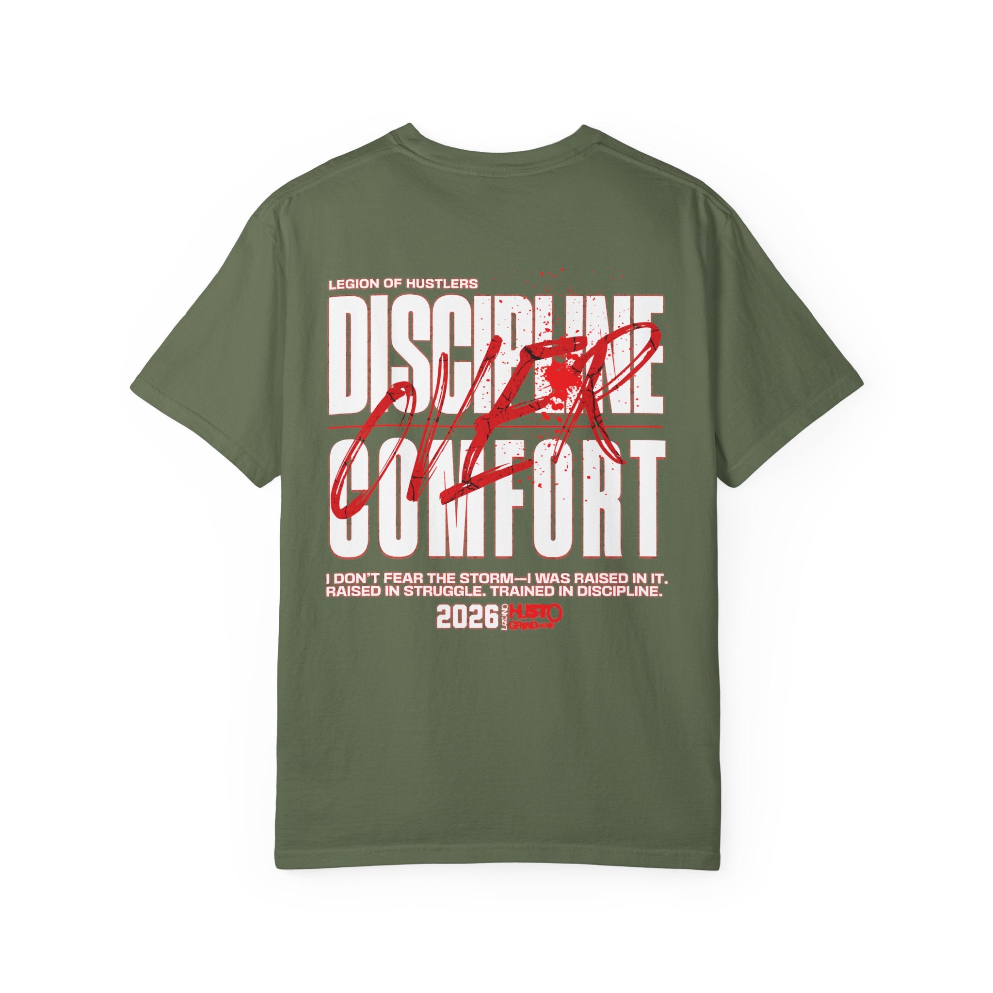 Discipline Over Comfort Tee: Relentless