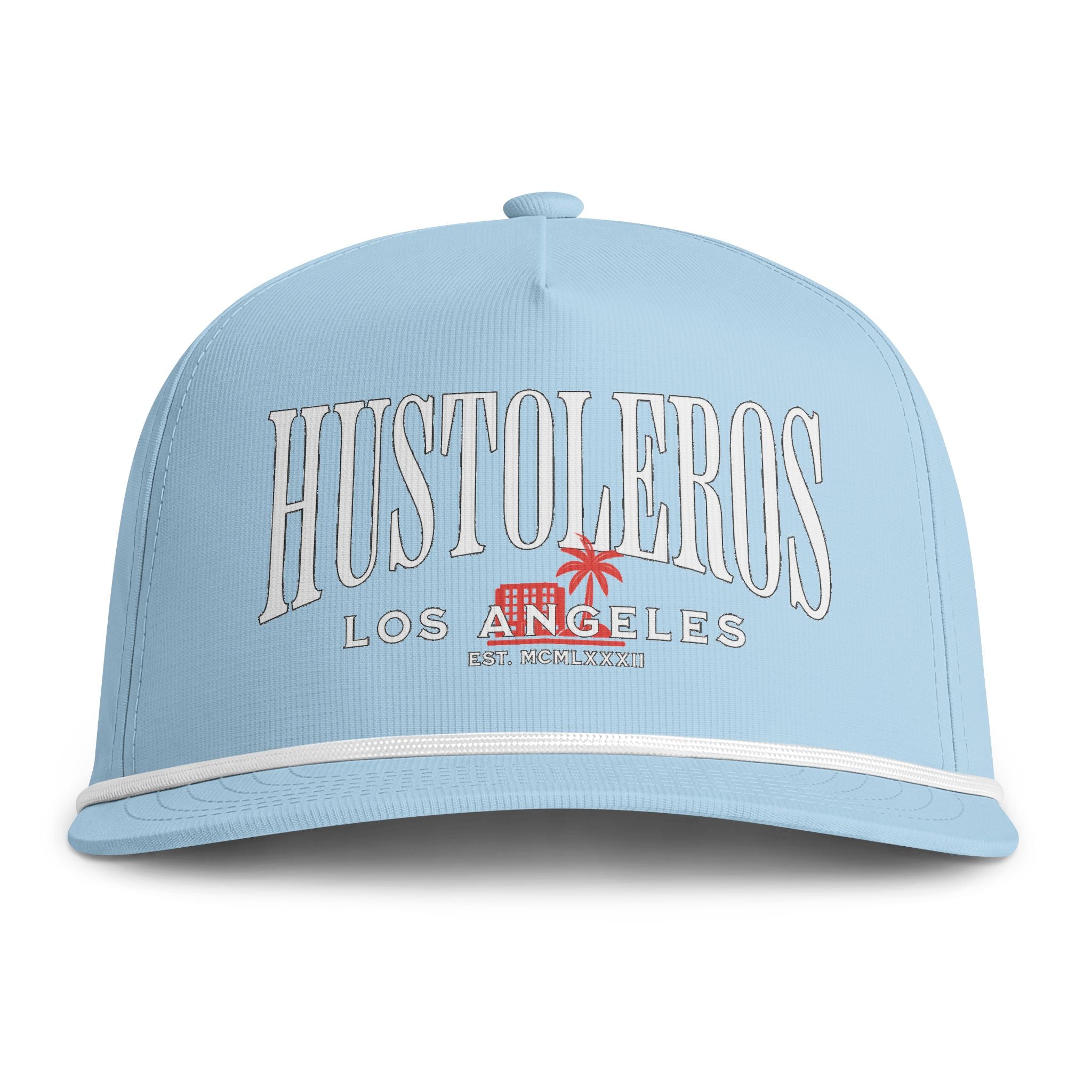 Hustoleros Rope Cap — Los Angeles Sunwashed Embroidered Hat